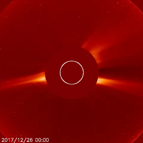 Image of solar wind