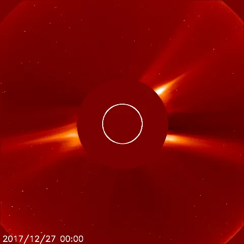 Image of solar wind