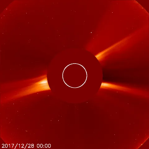 Image of solar wind