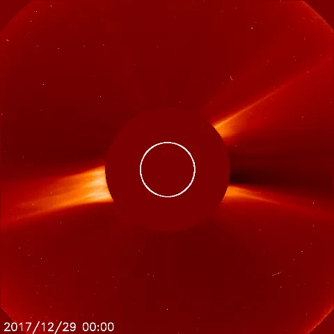 Image of solar wind