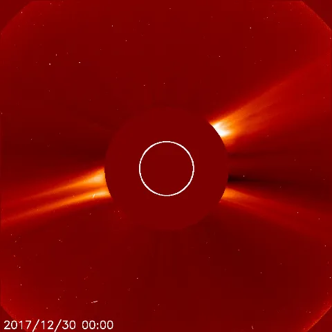 Image of solar wind