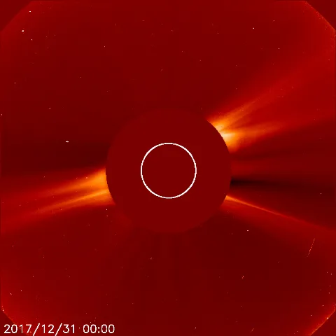 Image of solar wind