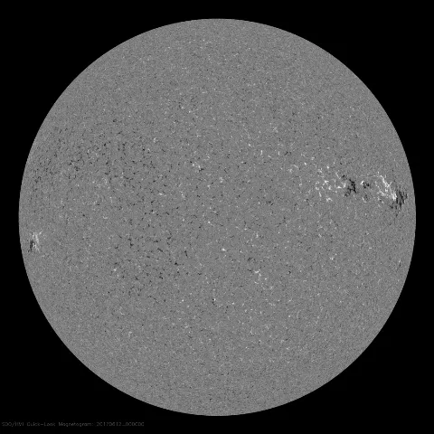 Image of Sun's magnetic field