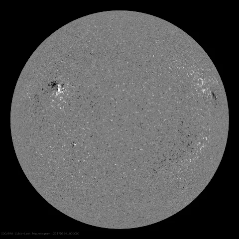 Image of Sun's magnetic field