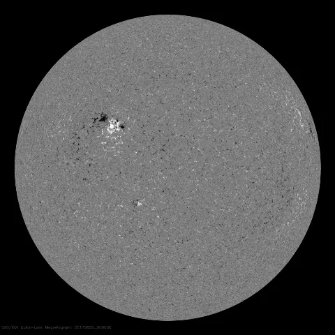 Image of Sun's magnetic field