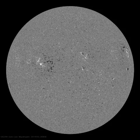 Image of Sun's magnetic field