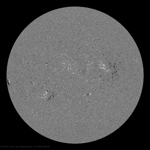 Image of Sun's magnetic field