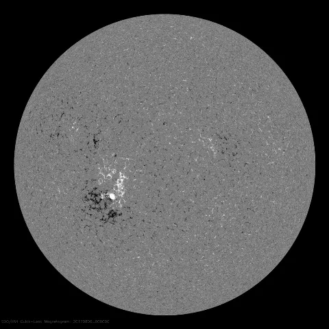 Image of Sun's magnetic field