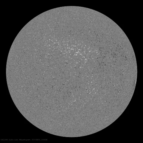 Image of Sun's magnetic field