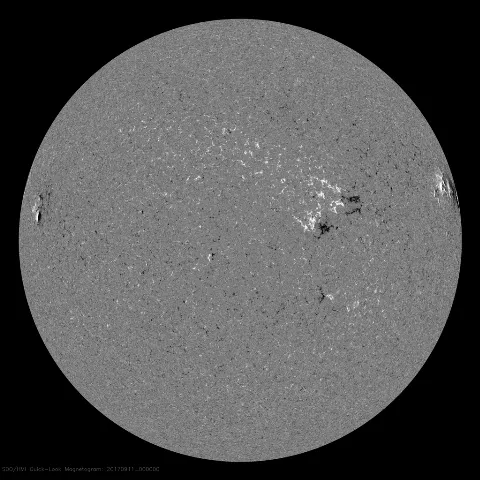 Image of Sun's magnetic field