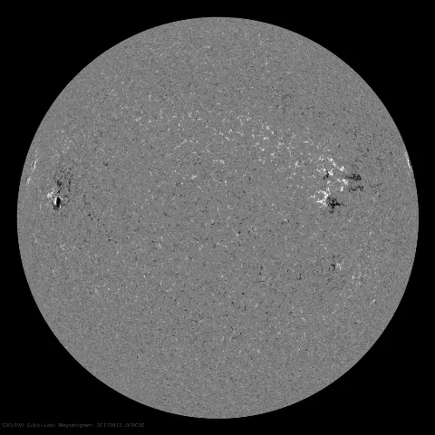 Image of Sun's magnetic field