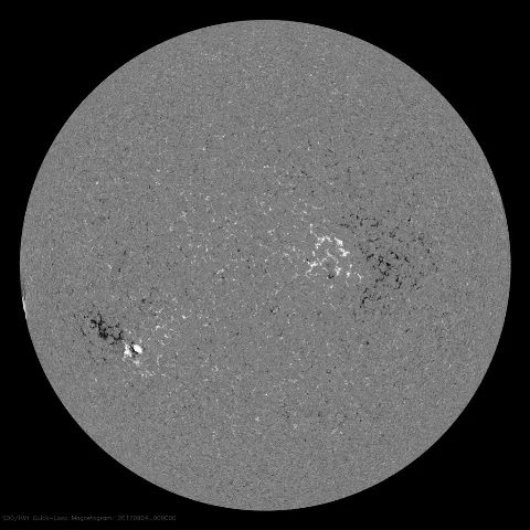 Image of Sun's magnetic field