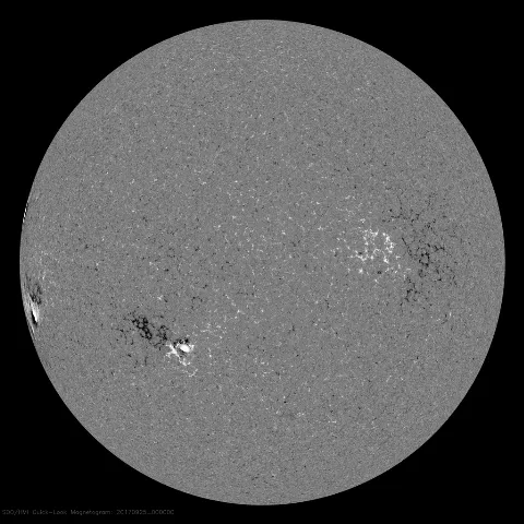 Image of Sun's magnetic field