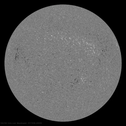 Image of Sun's magnetic field