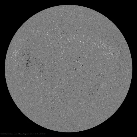 Image of Sun's magnetic field