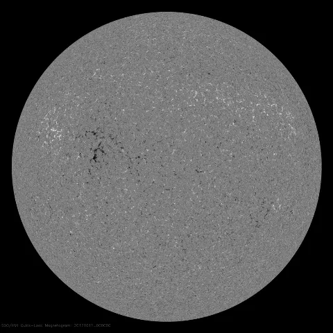 Image of Sun's magnetic field