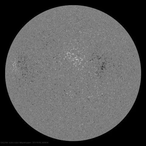 Image of Sun's magnetic field