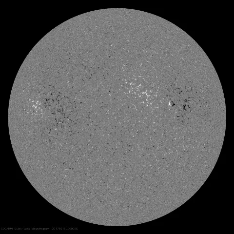 Image of Sun's magnetic field