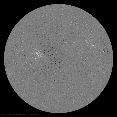 Image of Sun's magnetic field