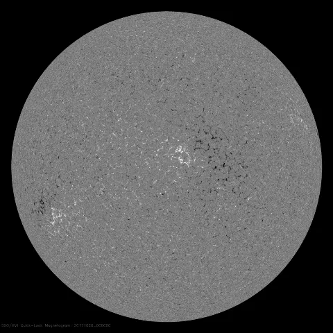 Image of Sun's magnetic field