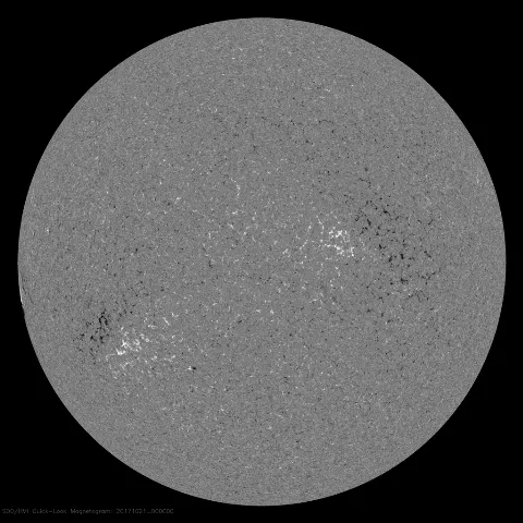 Image of Sun's magnetic field