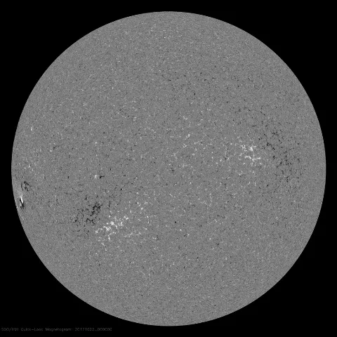 Image of Sun's magnetic field