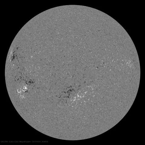 Image of Sun's magnetic field