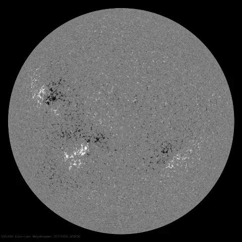 Image of Sun's magnetic field