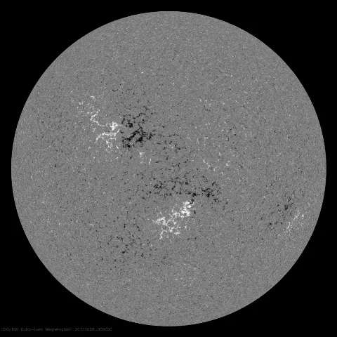 Image of Sun's magnetic field