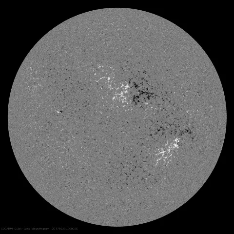 Image of Sun's magnetic field