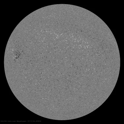 Image of Sun's magnetic field