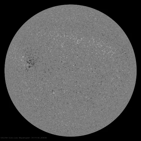 Image of Sun's magnetic field