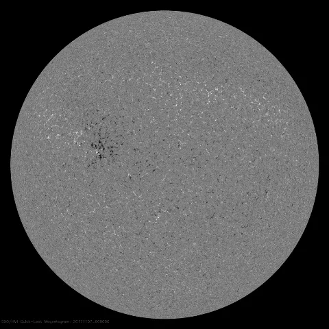 Image of Sun's magnetic field