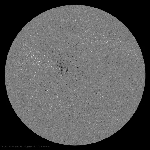 Image of Sun's magnetic field