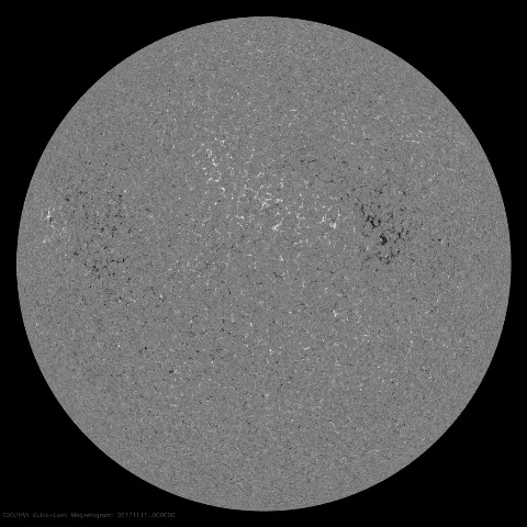 Image of Sun's magnetic field