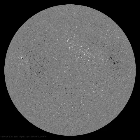 Image of Sun's magnetic field