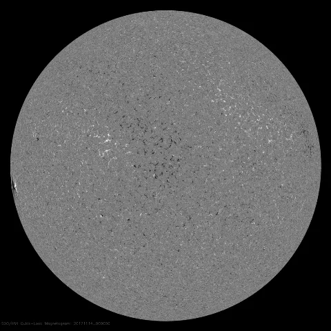 Image of Sun's magnetic field