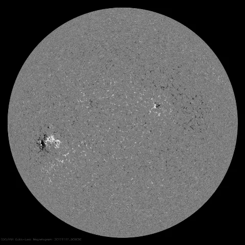 Image of Sun's magnetic field