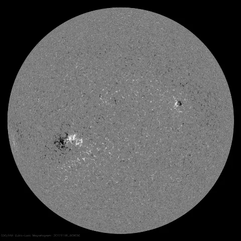 Image of Sun's magnetic field