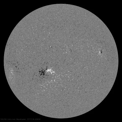 Image of Sun's magnetic field