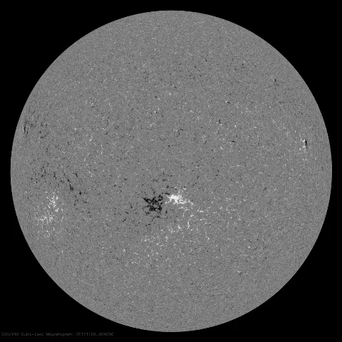 Image of Sun's magnetic field