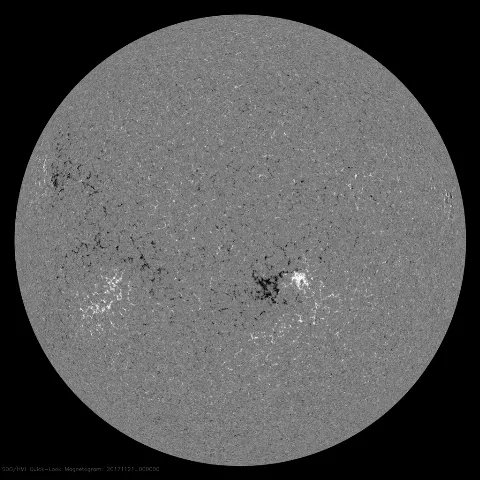 Image of Sun's magnetic field