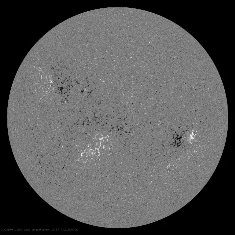 Image of Sun's magnetic field