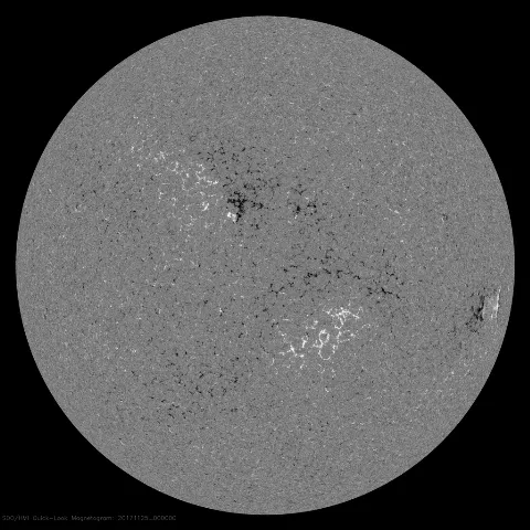 Image of Sun's magnetic field