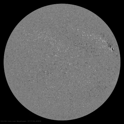 Image of Sun's magnetic field