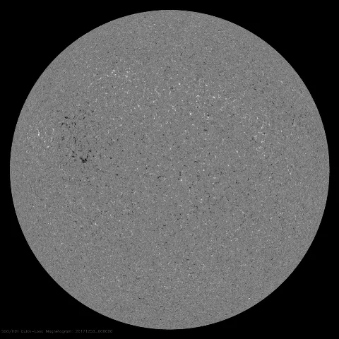 Image of Sun's magnetic field