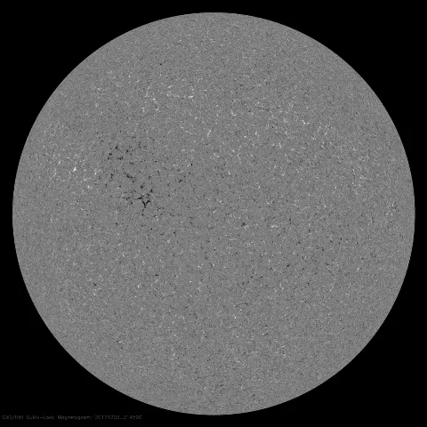 Image of Sun's magnetic field