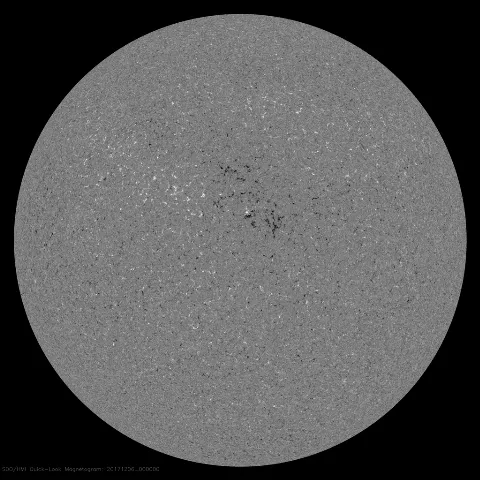 Image of Sun's magnetic field