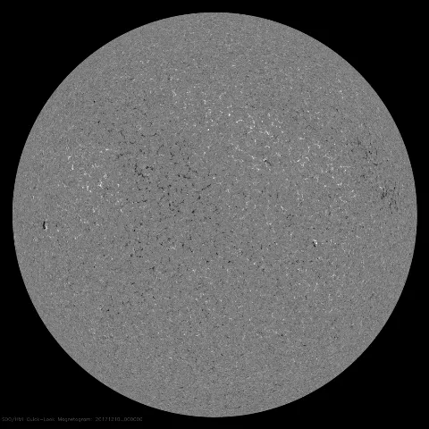 Image of Sun's magnetic field