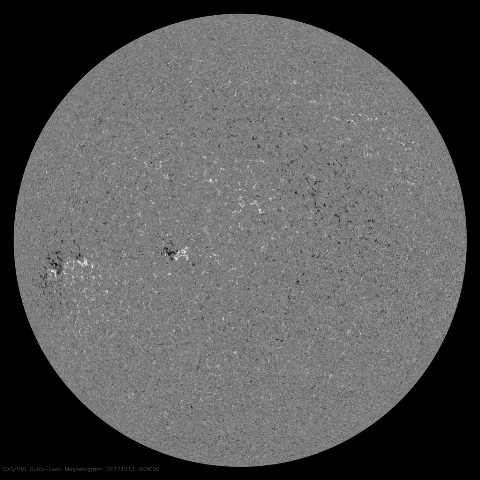 Image of Sun's magnetic field